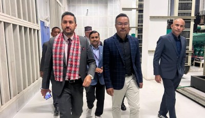  सञ्चारमन्त्री खरेलद्वारा जेनजी आन्दोलनमा क्षतिग्रस्त एनसेल कार्यालयको अवलोकन 